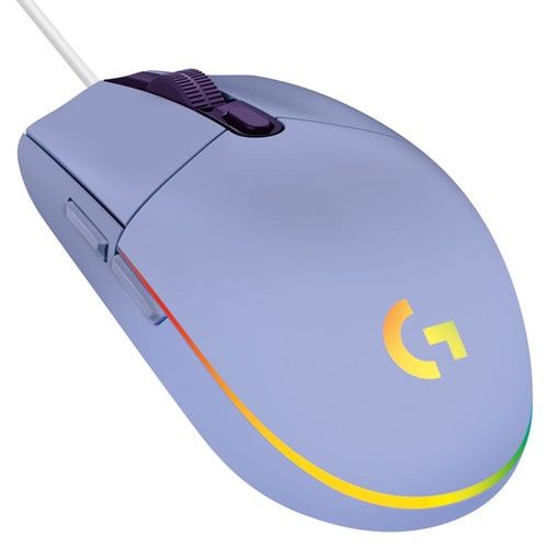 Logitech G102 Lightsync Gaming Wired Mouse, Lilac USB slika 2