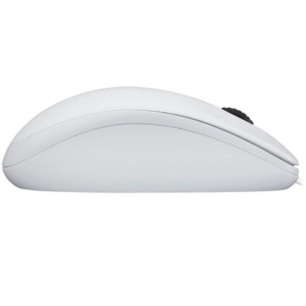 Logitech Miš Optical B100 White USB slika 2