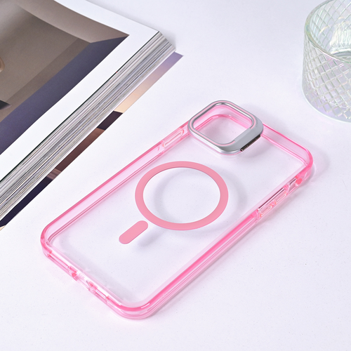 Torbica Magsafe transparent za iPhone 11 Pro Max 6.5 pink slika 5