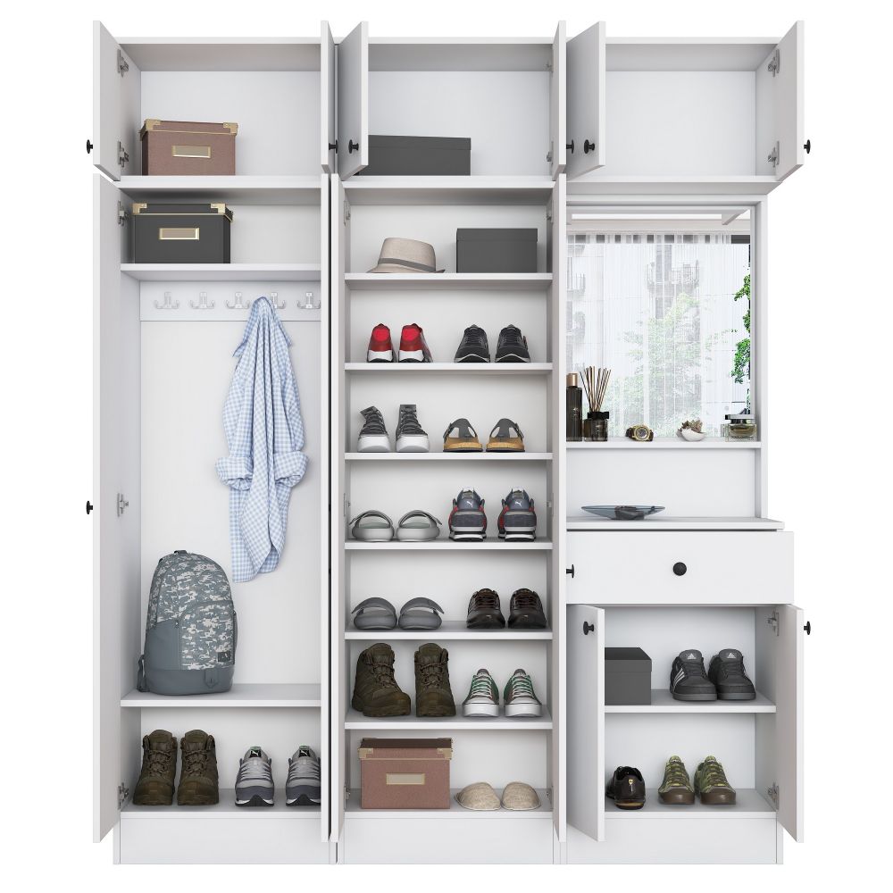 Hall Stand EA142 - Bijela slika 9