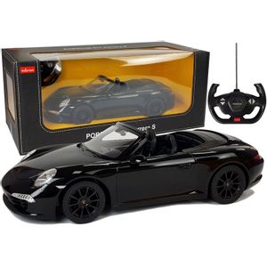 Licencirani auto na daljinsko upravljanje Porsche 911 Carrera S Rastar 1:12 - crni