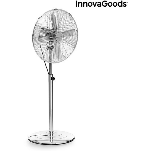 InnovaGoods podni ventilator chrome Retro Ø 40 cm 55W slika 1