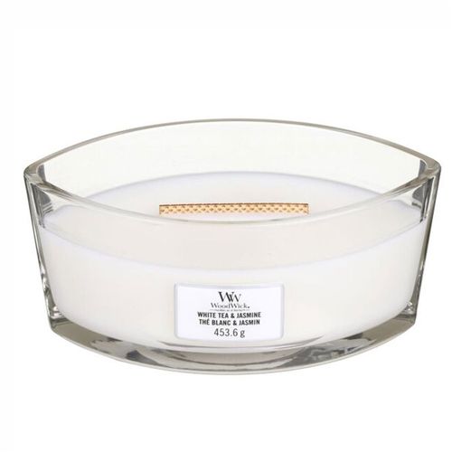 WOODWICK CLASSIC ELIPSE, svijeća mirisna White tea & jasmine  slika 2