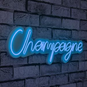 Champagne - Blue Blue Decorative Plastic Led Lighting