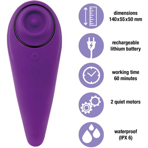 Vibrator FeelzToys - FemmeGasm, ljubičasti slika 4