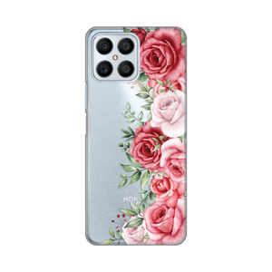 Torbica Silikonska Print Skin za Honor X8 Wild Roses