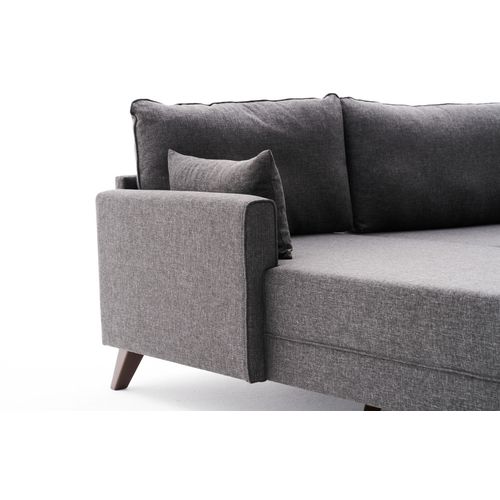 Atelier Del Sofa Kutna garnitura, Antracit, Bella Corner Sofa Left - Anthracite slika 6