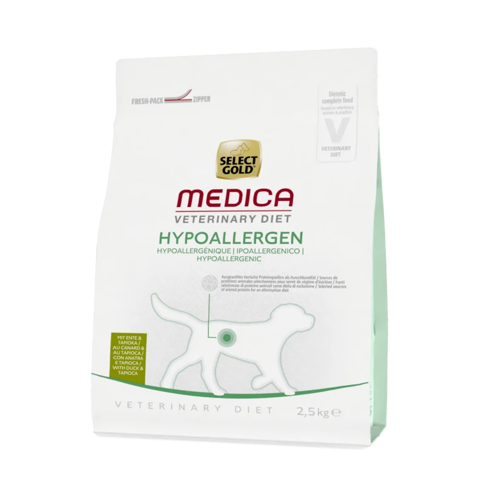 Select Gold Medica Hypoallergenic patka i tapioka 2,5 kg slika 1