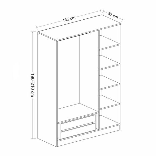 Kale White Black - Orman 2274 Belo-Crni slika 8