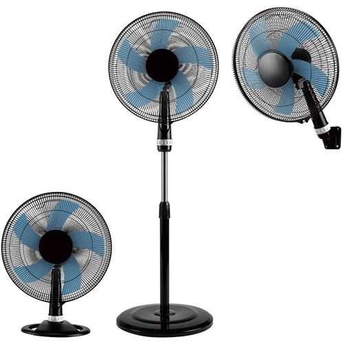 SOGO Ventilator samostojeći, 16”, 40 cm, 3 u 1, oscilacija, okrugla baza, 3 brzine, 5 lopatica, 50W slika 2