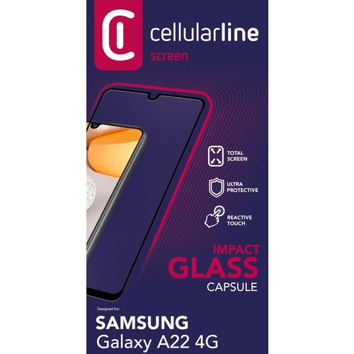 Cellularline zaštitno staklo za Samsung Galaxy A22 4G slika 2