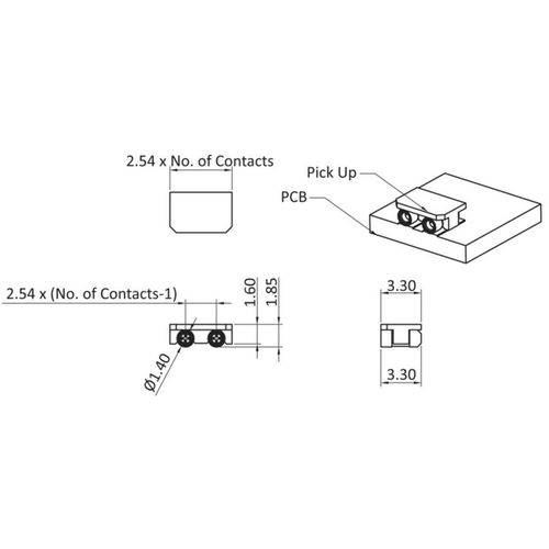 TRU COMPONENTS 7589700  konektor      24 V   Tape cut slika 2