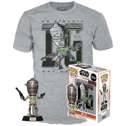 Set Figura POP i Majica Star Wars IG-11 s Djetetom Ekskluzivno Veličina M slika 1