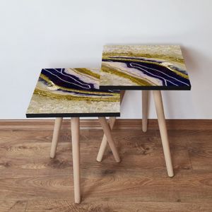 Nesting stolovi 2Shp114 - (2 komada) - boje: višebojni