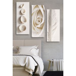 Dekorativna MDF slika (3 komada) MDF0086, boja: višebojna