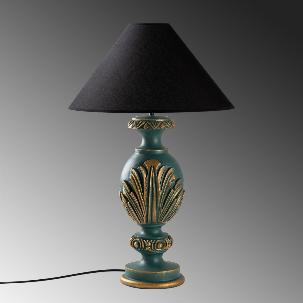 ELEGANZE-5311 Zelena i Crna Stočna Lampa slika 6