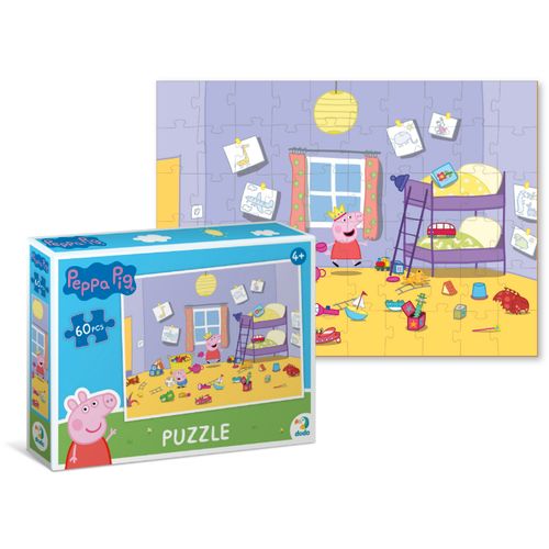 DODO Puzzle Peppa Prase, Dečija Soba, 60 komada slika 2