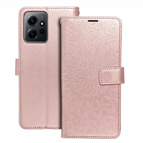 MEZZO Book case for XIAOMI Redmi NOTE 12 5G mandala rose gold slika 1