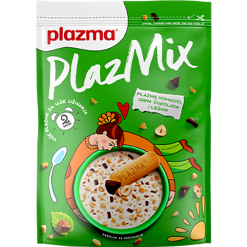 PLAZMIX MEŠAVINA KOMADIĆA KEKSA, ČOKOLADE I LEŠNIKA 70 G slika 1