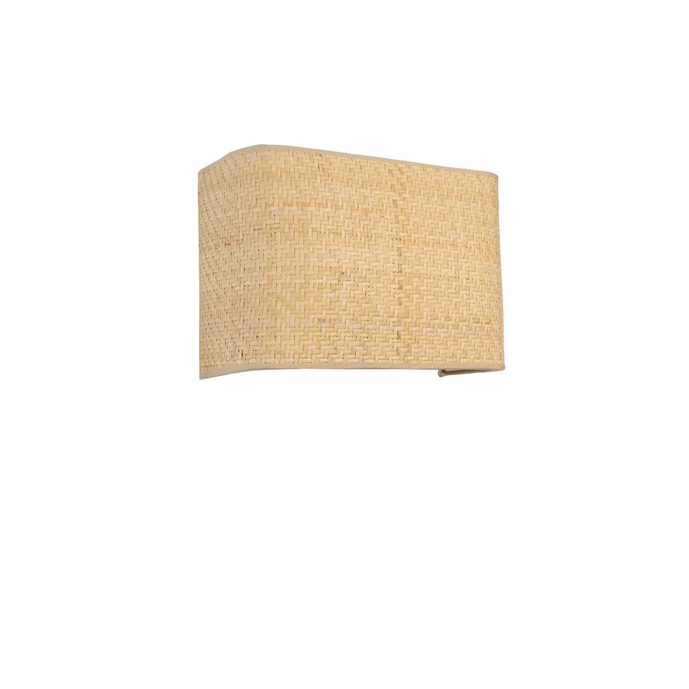 Zidna Lampa od Rattan Hasıra s Abajurima u Bež Boji slika 2
