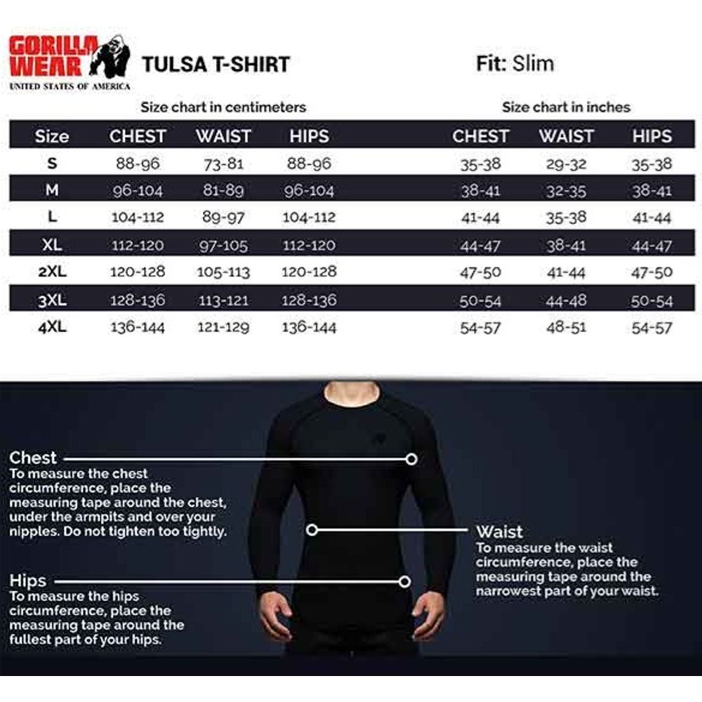 Gorilla Wear TULSA Majica, Bijela slika 6