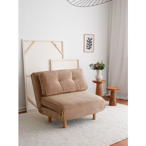 Foldy - Brown Brown 1-Seat Sofa-Bed slika 1