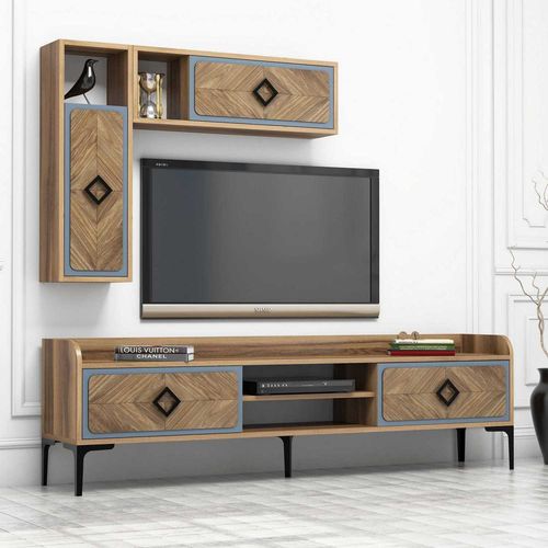 Samba - Blue Walnut
Blue Living Room Furniture Set slika 2