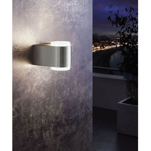 Eglo Briones  spoljna zidna lampa,  led, 2x3w, 3000k, liveni aluminijum/inox   slika 2