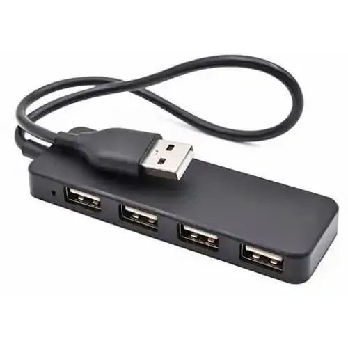 USB Hub 4 port Kettz KT-041B 2.0 Tip A Crni slika 1