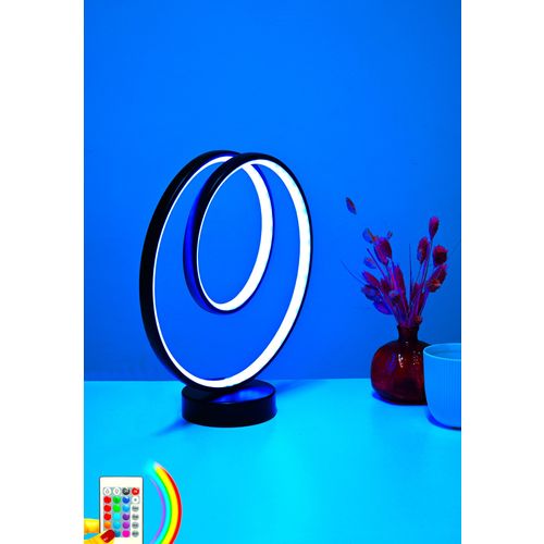 Opviq Stolna svjetiljka, Cezanne Black - Multicolor Light slika 8