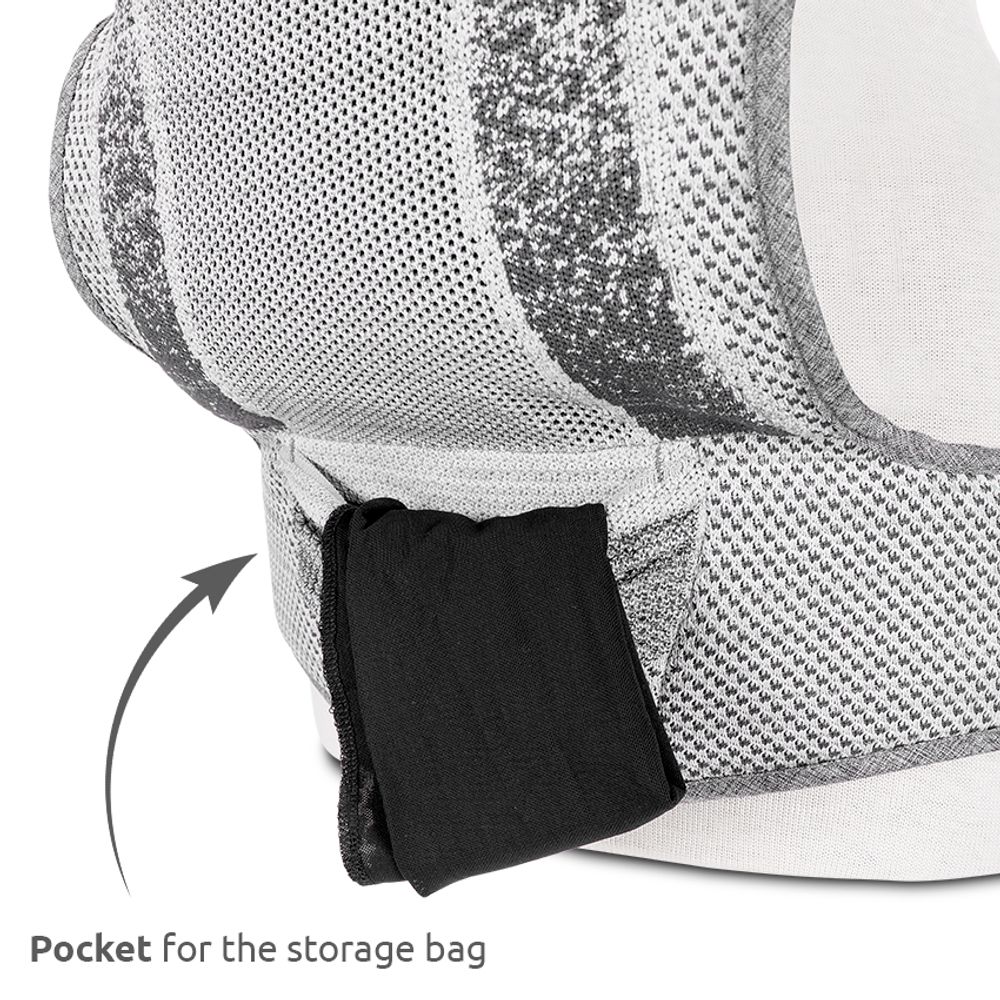 Lorelli Ergonomska nosiljka za bebe Mia, Grey slika 12