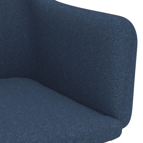 Blagovaonske stolice od tkanine 4 kom plave slika 6