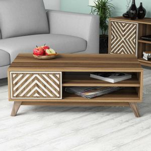 Inci - Walnut, Cream Walnut
Cream Coffee Table