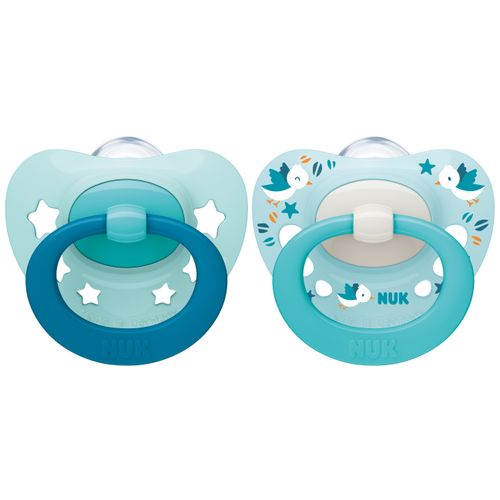 NUK duda varalica - silikon Signature (6-18 m), 2 kom multicolor 10736656 slika 3