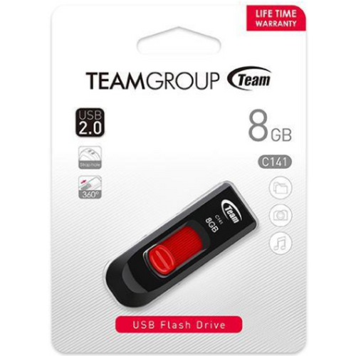 TeamGroup TC1418GR01 8GB C141 USB 2.0 RED slika 2