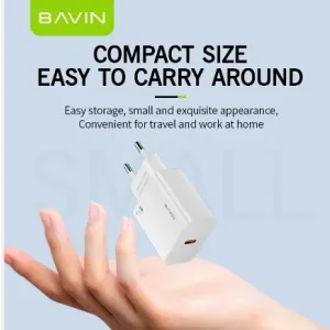 Bavin punjač 20W USB-C + kabl type-C bela