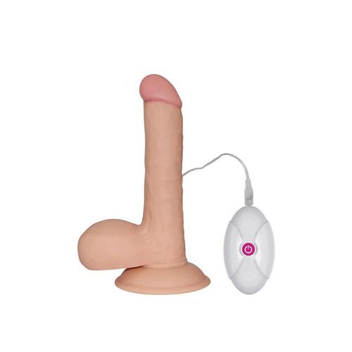 Lovetoy Ultra Soft Dude vibrator 7,5" 19cm x 4,5cm slika 16