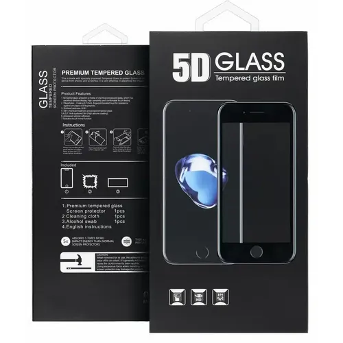 5D Full Glue Tempered Glass - za Huawei P Smart 2021 crno slika 1