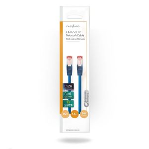 Kabel NEDIS CCGP85221BU10, Patch, CAT6 SFTP, UTP, plavi, 1m