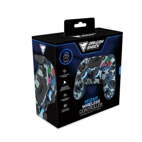 DRAGONSHOCK MIZAR WIRELESS CONTROLLER BLUE CAMO PS4, PC, MOBILE slika 5