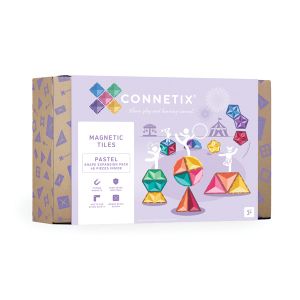 Connetix Magnetne pločice za slaganje Pastel Shape Expansion Pack, 48kom