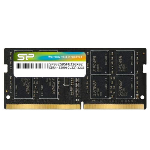 RAM SODIMM DDR4 32GB SiliconPower 3200MHz SP032GBSFU320X02 slika 1