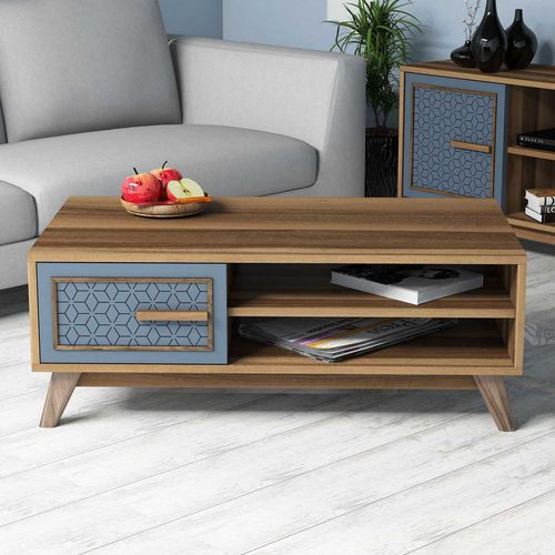 Ayla - Walnut, Blue Walnut
Blue Coffee Table slika 1