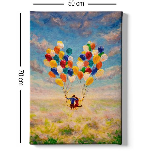Kanvas Tablo (50 x 70) - 103 Multicolor Decorative Canvas Painting slika 3