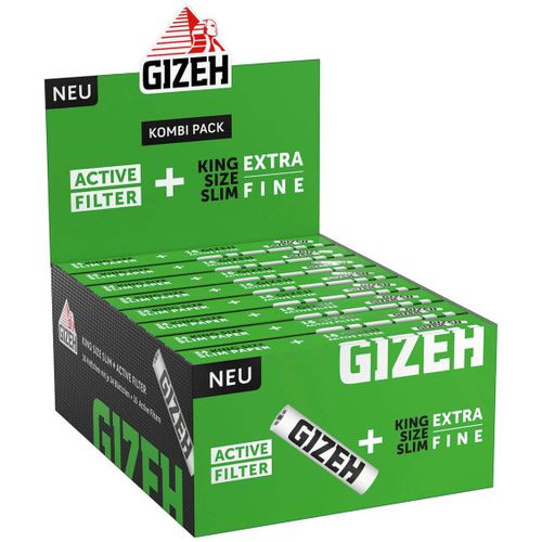 GIZEH BLACK Papers KSS + Active Carbon Filter slika 1