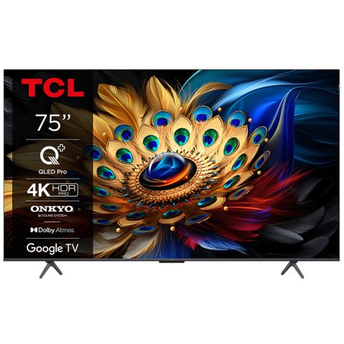 TCL75C655 Televizor 75" QLED, 4K UHD, Google TV slika 1