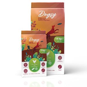 Dogsy Adult Medium i Large Piletina, Šargarepa i Pirinač, suva hrana za pse 3 kg