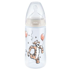 NUK Flašica First Choice+ sa indikatorom temperature 300ml 0-6mj, Winnie The Pooh - Siva