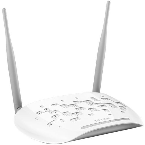 TP-Links N300 Wi-Fi Access Point, 300Mbps at 2.4GHz, 802.11b/g/n, 1 10/100M Port, Passive PoE Supported, AP/Client/Bridge/Repeater, Multi-SSID, 2 fixed antennas slika 1