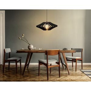 Luster 173-T Black Chandelier sa Anđeoskim Dizajnom